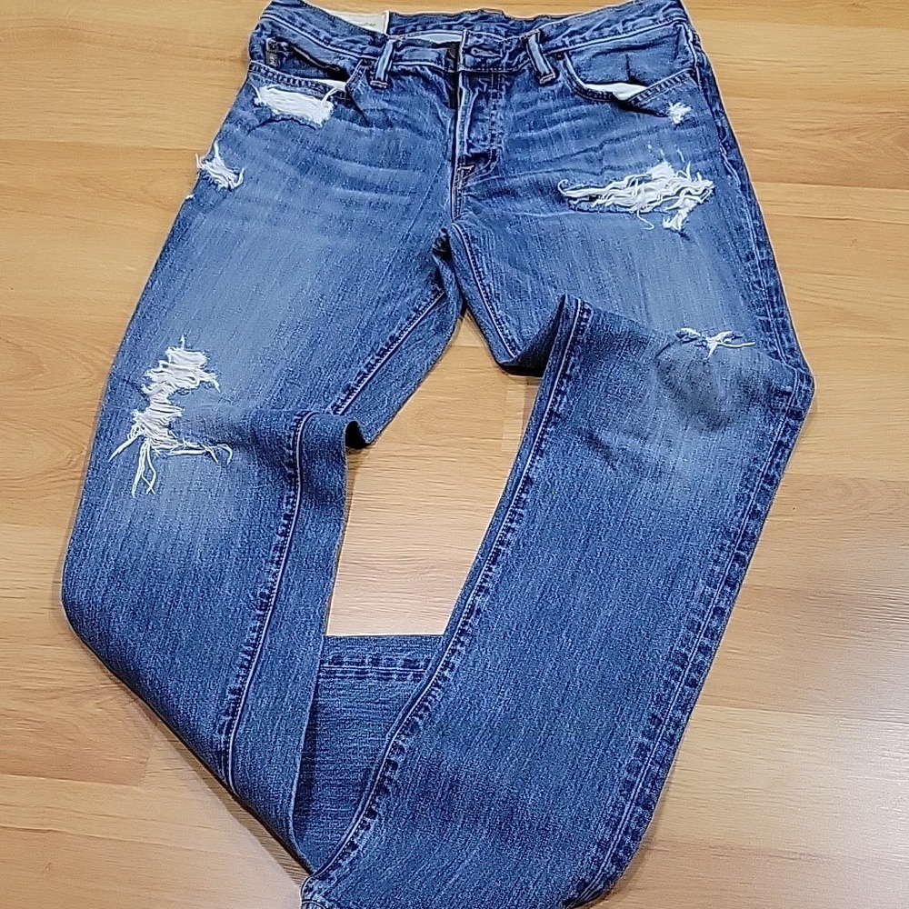 Men's Abercrombie slim straight 👖 jeans